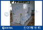 Gabinete al aire libre de la estación base de la capa al aire libre anticorrosión del polvo con el cambiador de calor (HEX.)